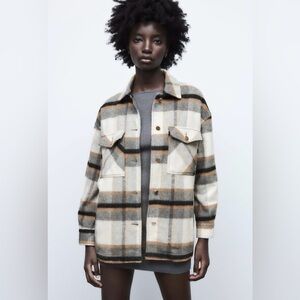 Zara Plaid Overshirt